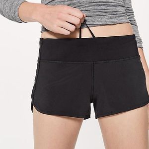 Lululemon black speed short